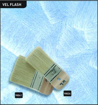 Декоративная кисть шпатель Vel Flash мягкая для декоративной штукатурки. Art. 98026, 98041